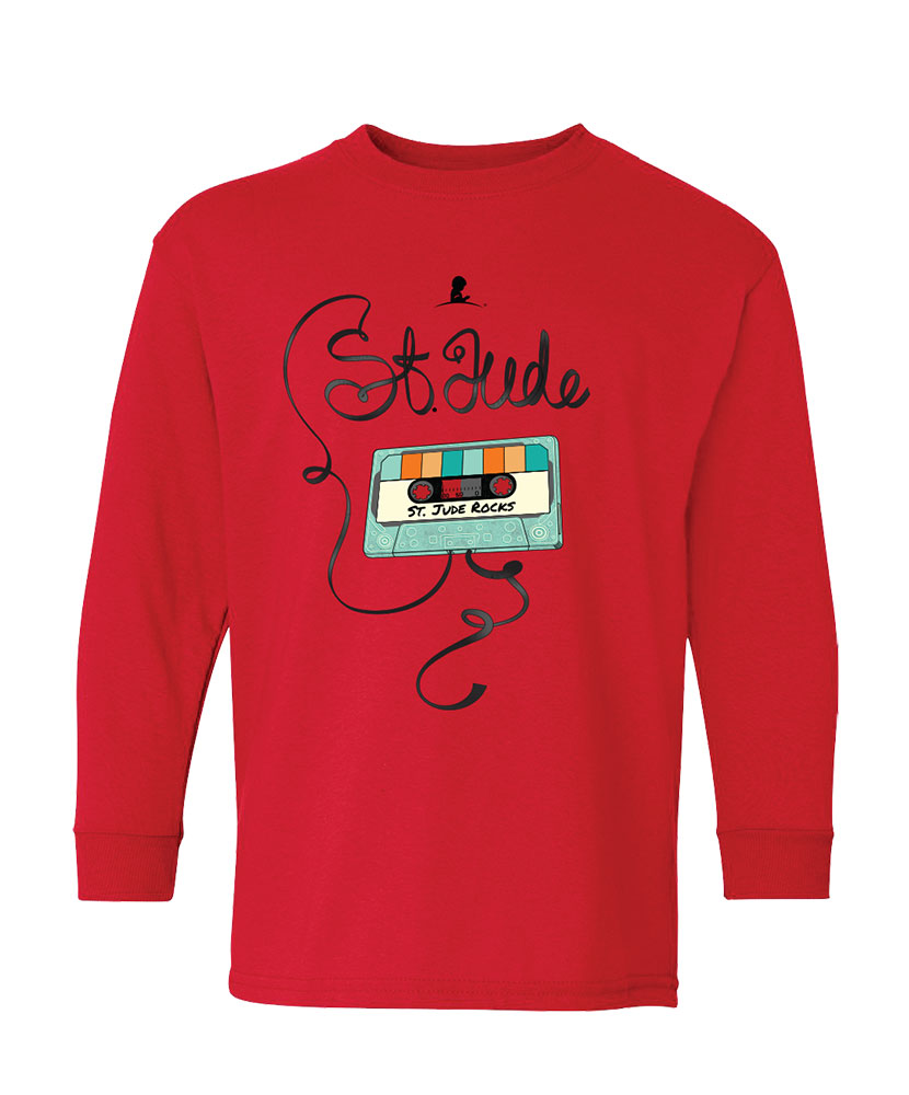 Youth St. Jude Mixtape Long-sleeve T-Shirt - Youth - St. Jude Gift