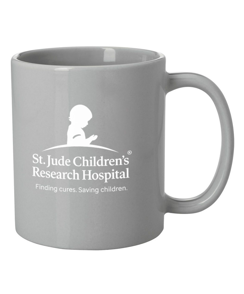 Primary image St. Jude Logo Ceramic Coffee Mug &ndash; 11 oz Gray