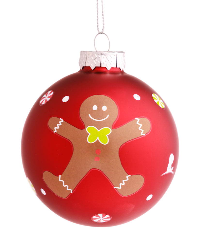 Cheery Gingerbread Man St. Jude Ornament