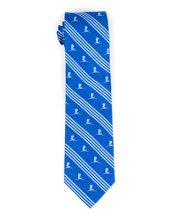 Regimental Blue and Navy Silk Necktie