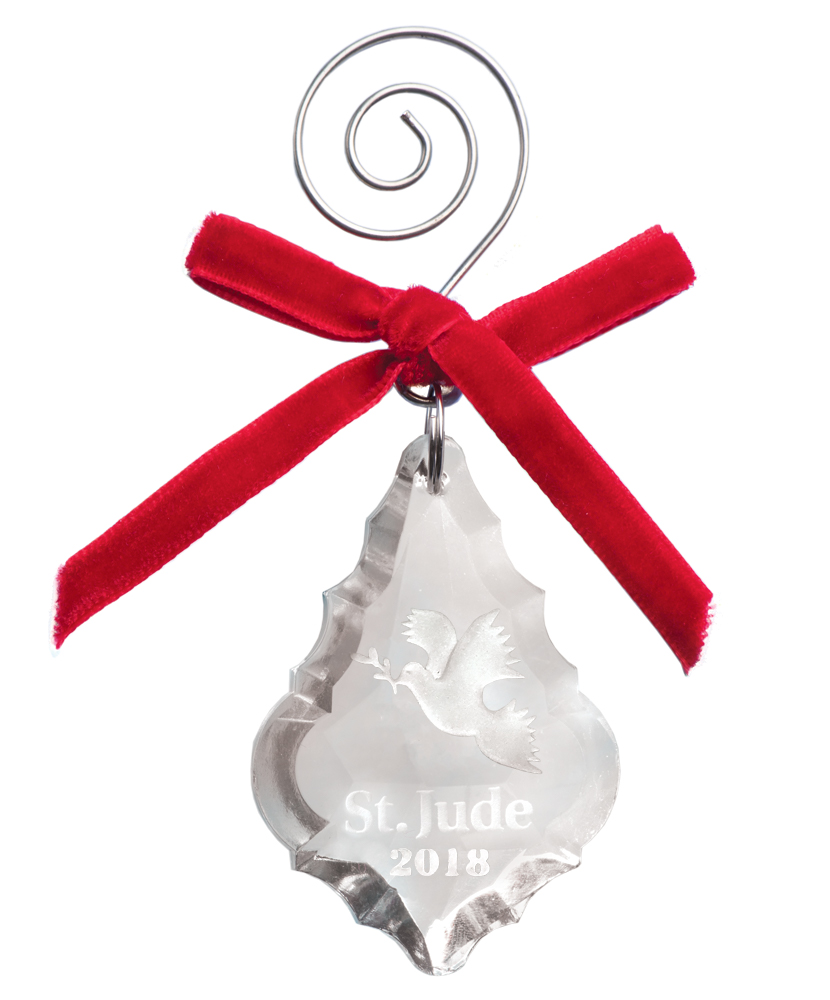 2018 Dove Crystal Ornament St. Jude gift shop St. Jude Gift Shop
