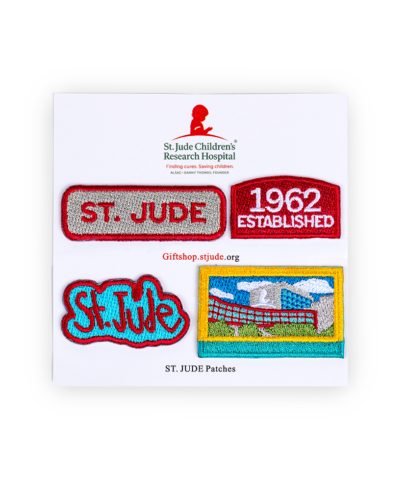 St. Jude Iron-On Patch 4 Pack