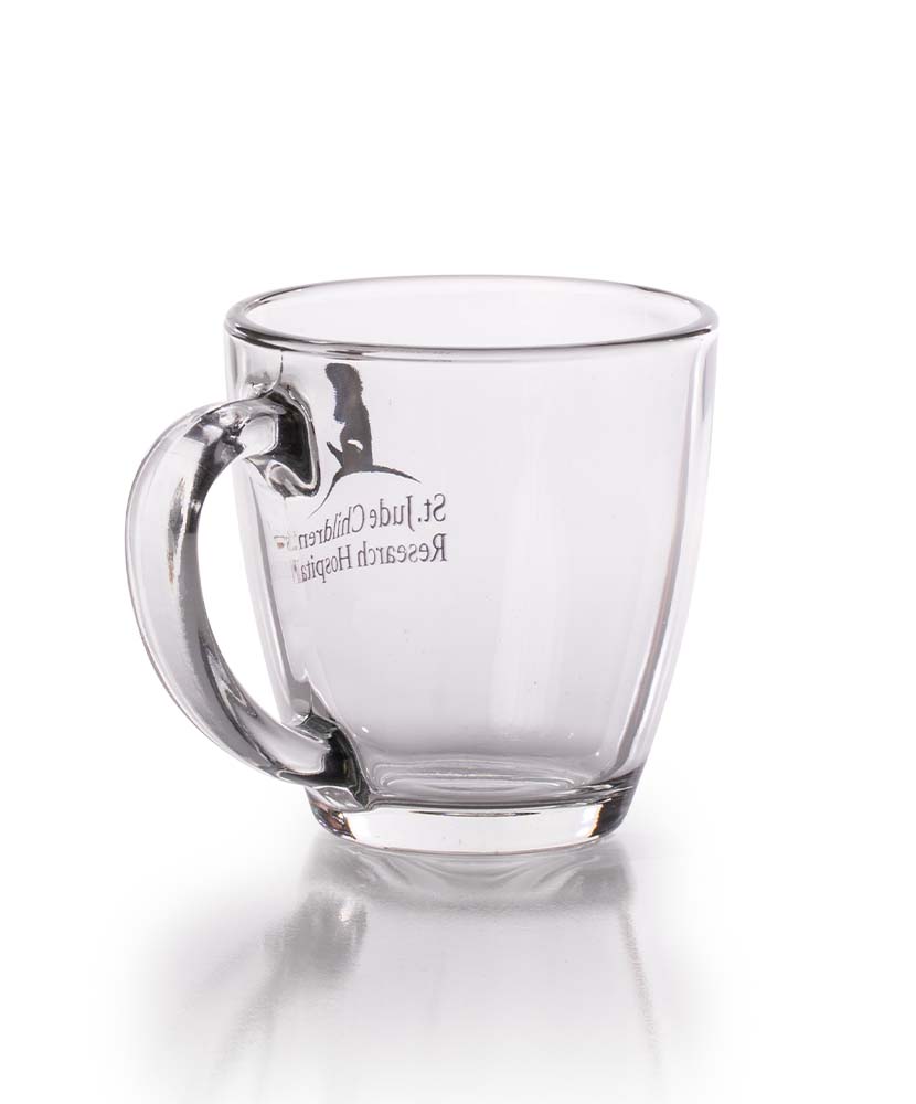 St. Jude Logo Glass Bistro Mug