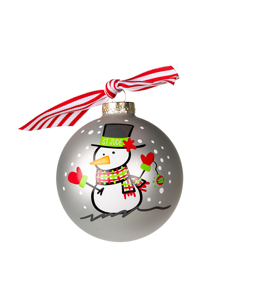 Snowman In Top Hat 4 Inch Ornament