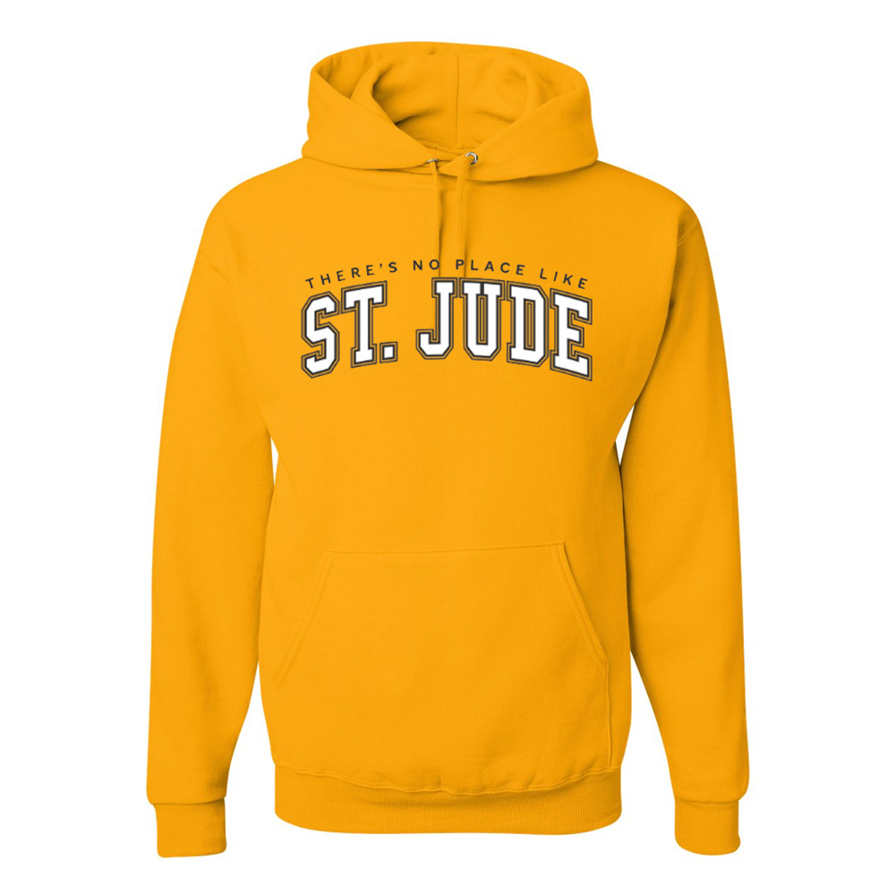 Primary image There's No Place Like St. Jude Collegiate Hoodie &ndash; Unisex