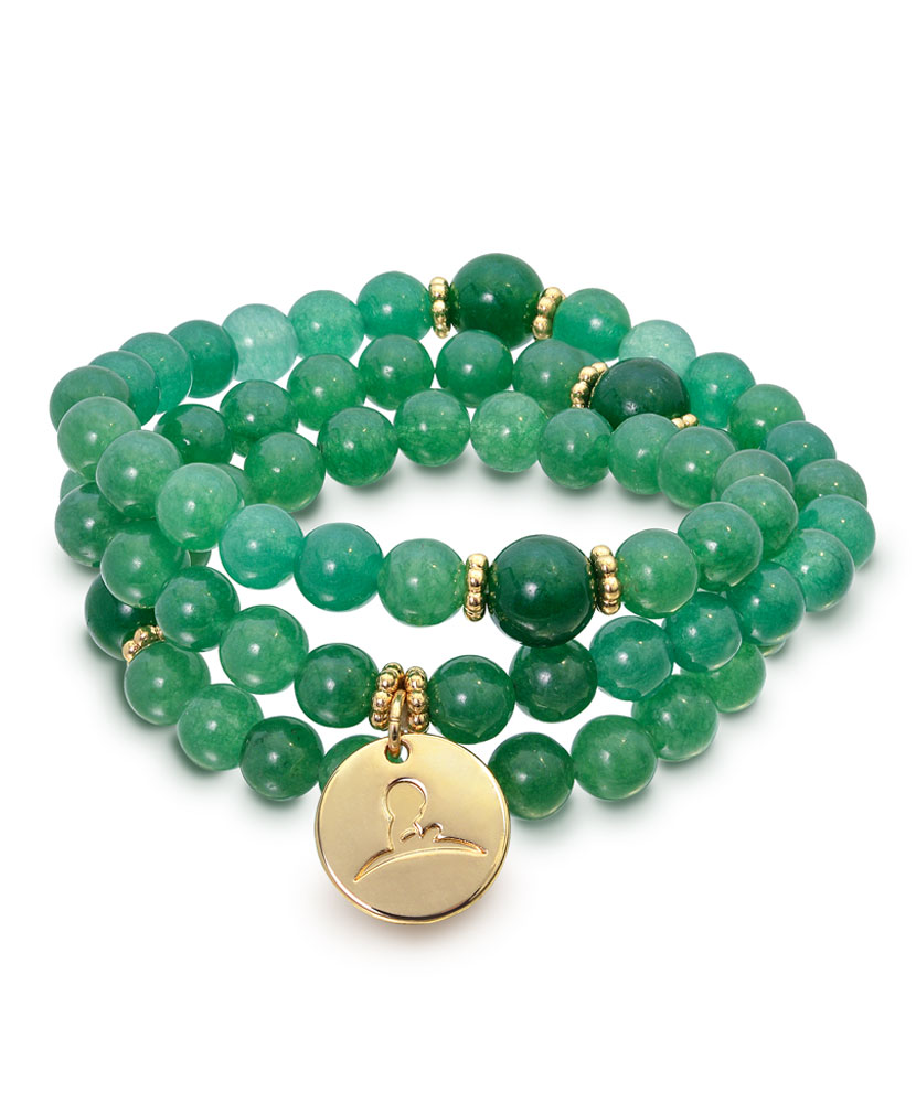 Green Beaded Wrap Bracelet - St. Jude Gift Shop