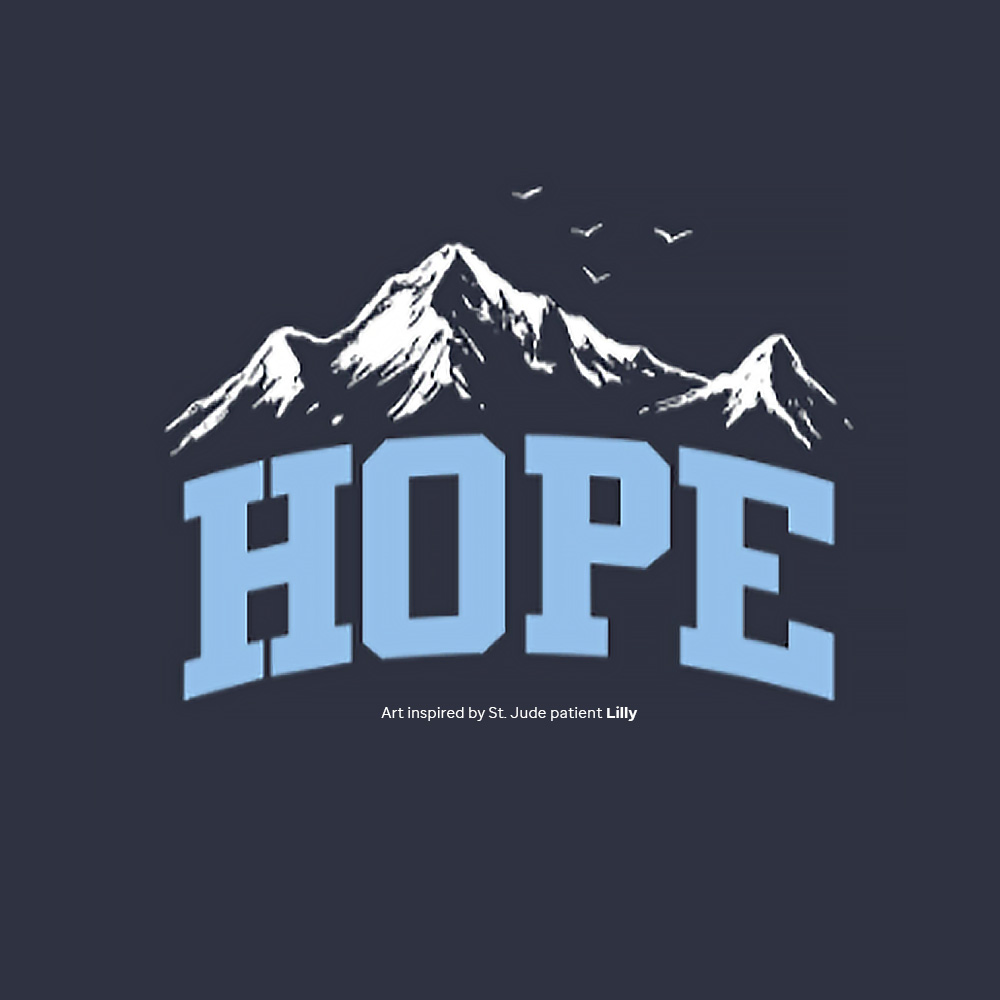 Primary image Mountains of Hope Toddler Shirt | Inspired by Patient Art
