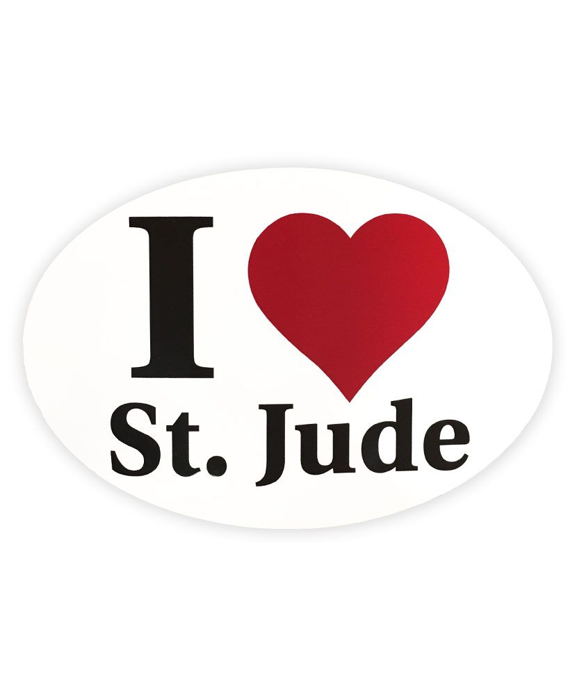 I Love St. Jude Sticker