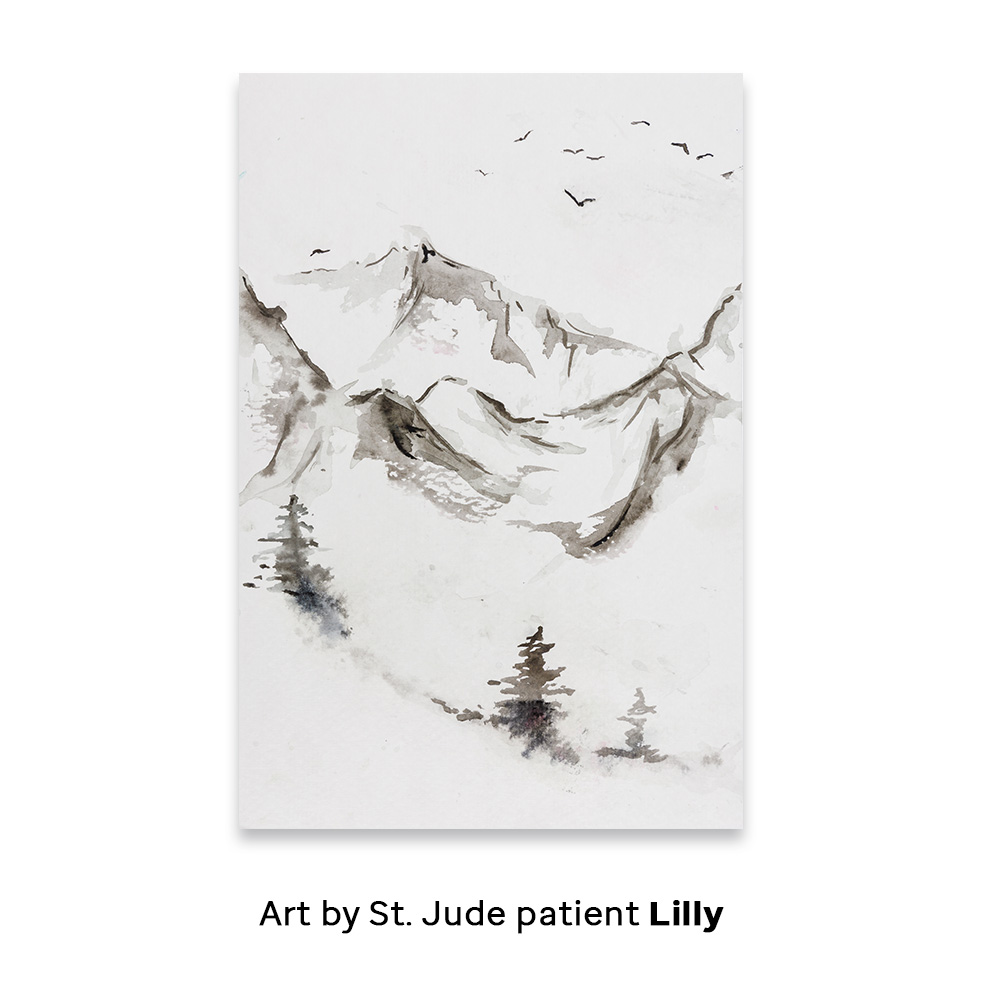 Primary image Mountains of Hope Toddler Shirt | Inspired by Patient Art