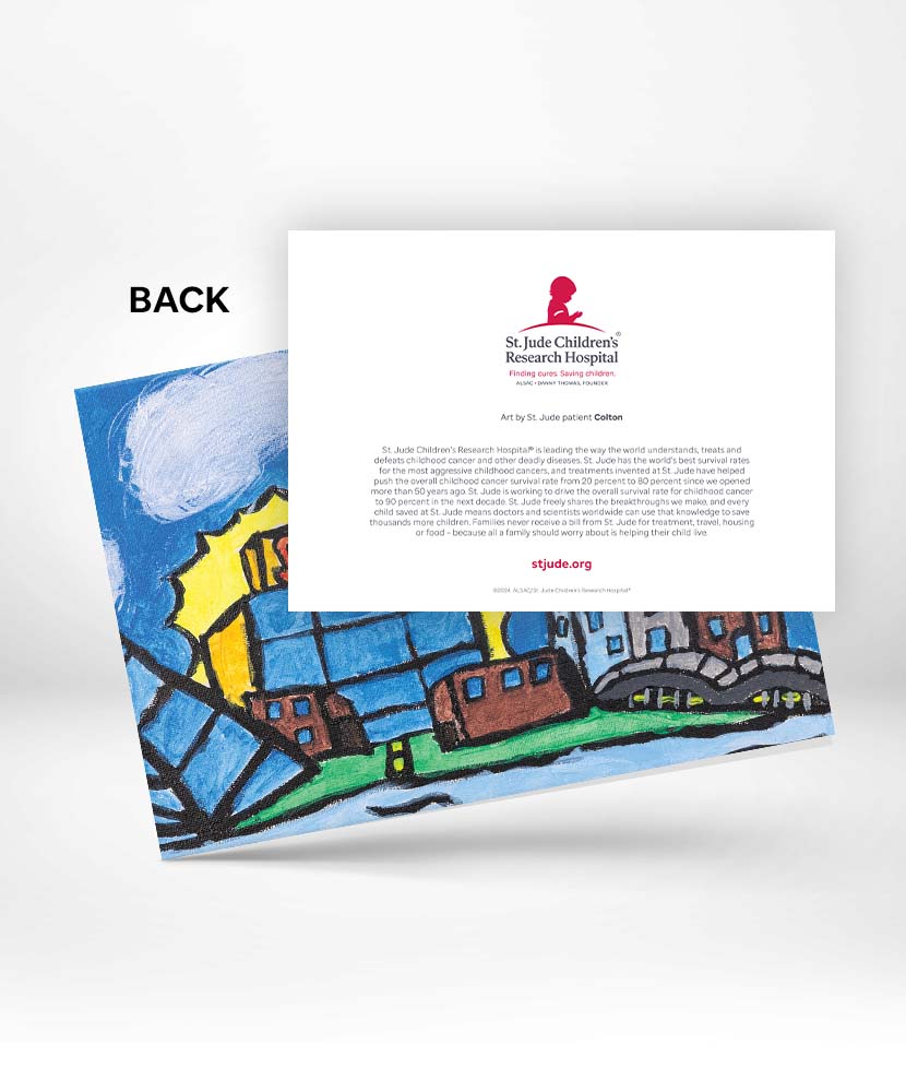 St. Jude Hospital Patient Art Cards - Set of 10
