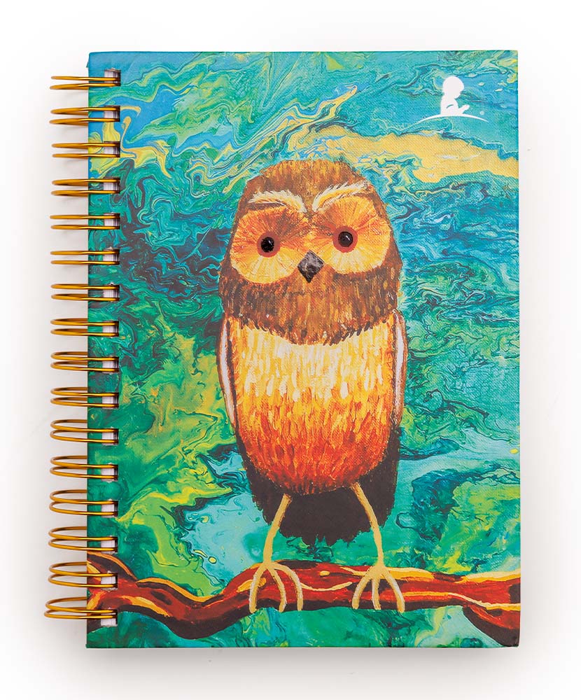 Primary image Forest Owl Patient Art Journal - Victoria