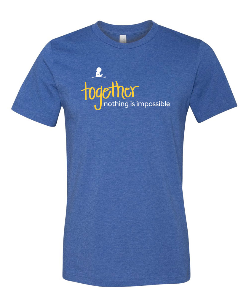 Together Nothing Is Impossible Blue T-Shirt
