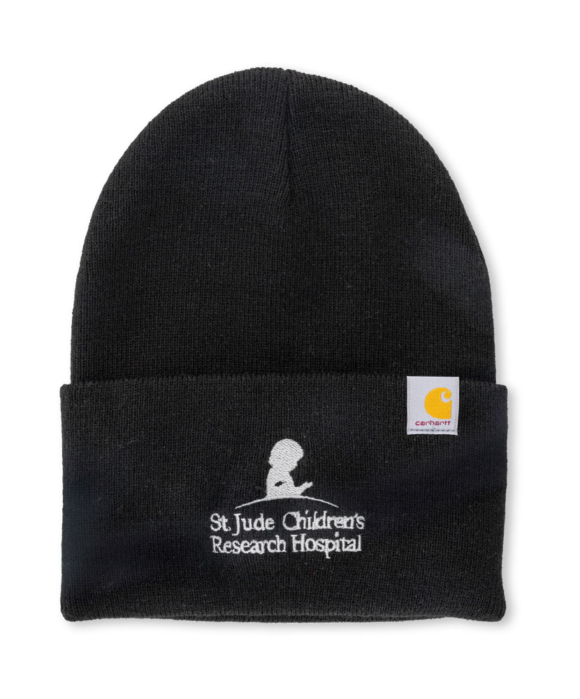 St. Jude Embroidered Carhartt Beanie - Black - St. Jude Gift  display picture 2