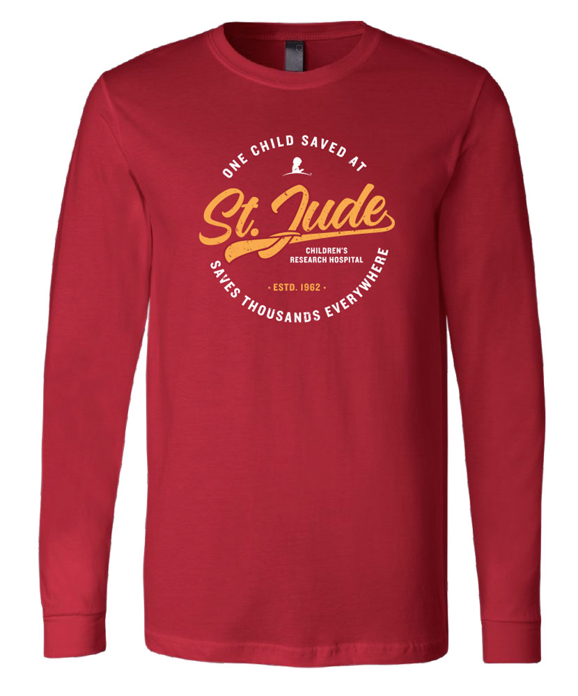 St. Jude Circle Saves Thousands Red TShirt St. Jude Gift Shop